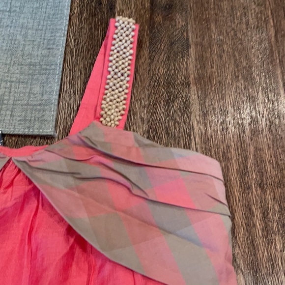 Girls Burberry coral authentic dress 8Y - Picture 3 of 10